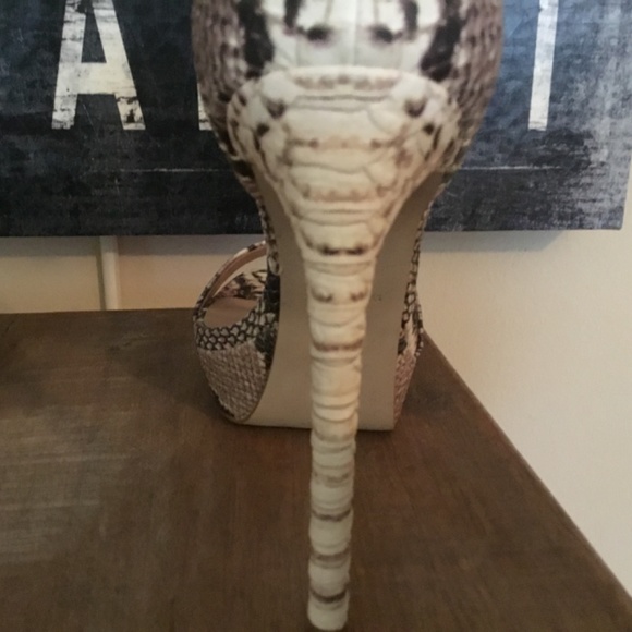 Steve Madden Snake Skin Heels - Picture 7 of 10